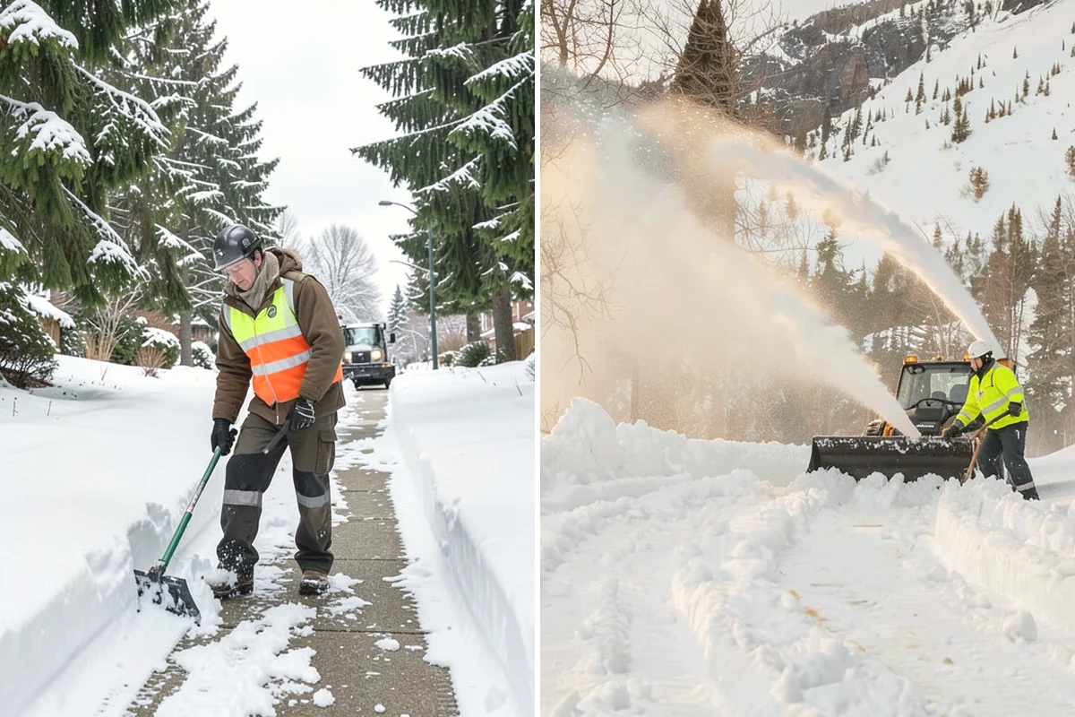 Snow Blower Service in Carnation, King County, WA - Identify surfaces best suited to blowing