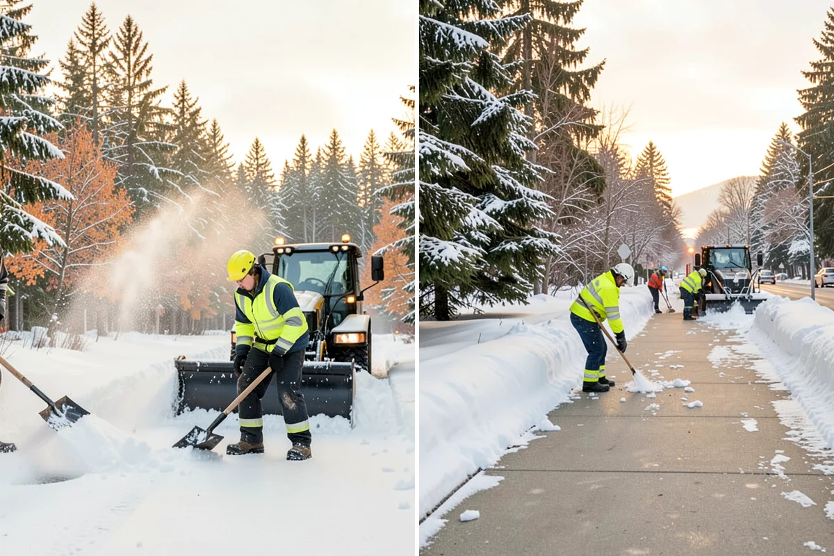 Snow Blower Service in Concrete, Skagit County, WA - Identify surfaces best suited to blowing