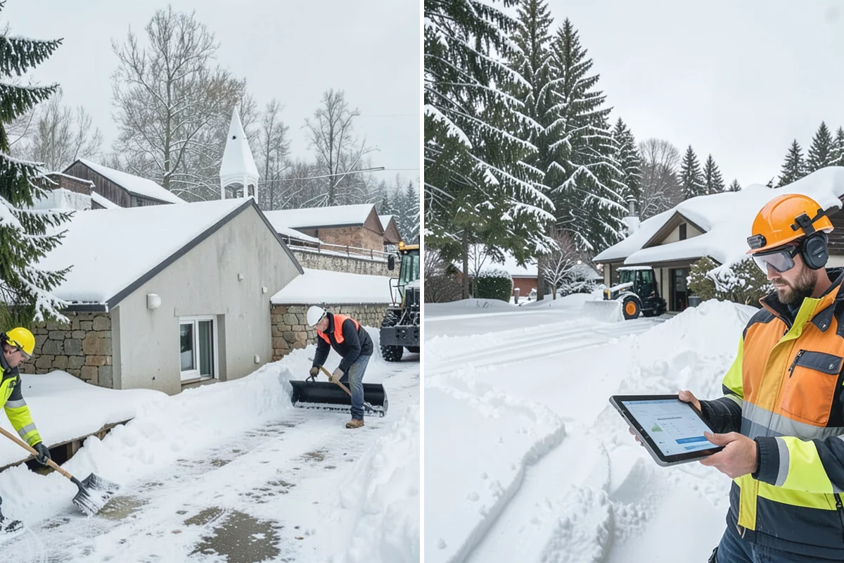 Snow Blower Service in Coupeville, Island County, WA - Identify surfaces best suited to blowing