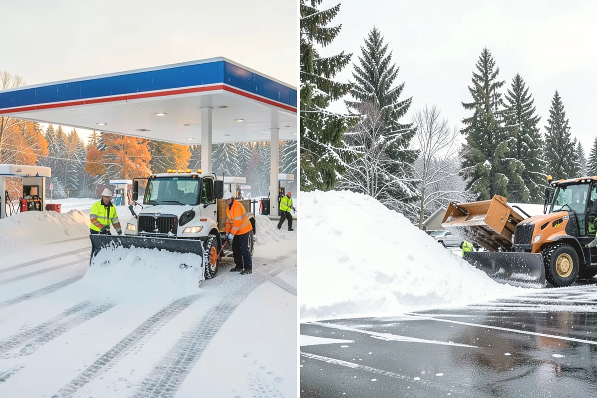 Snow Blower Service in Covington, King County, WA - Identify surfaces best suited to blowing