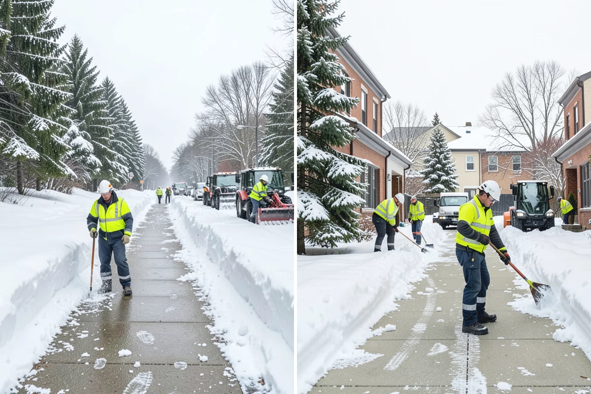 Snow Blower Service in Des Moines, King County, WA - Identify surfaces best suited to blowing