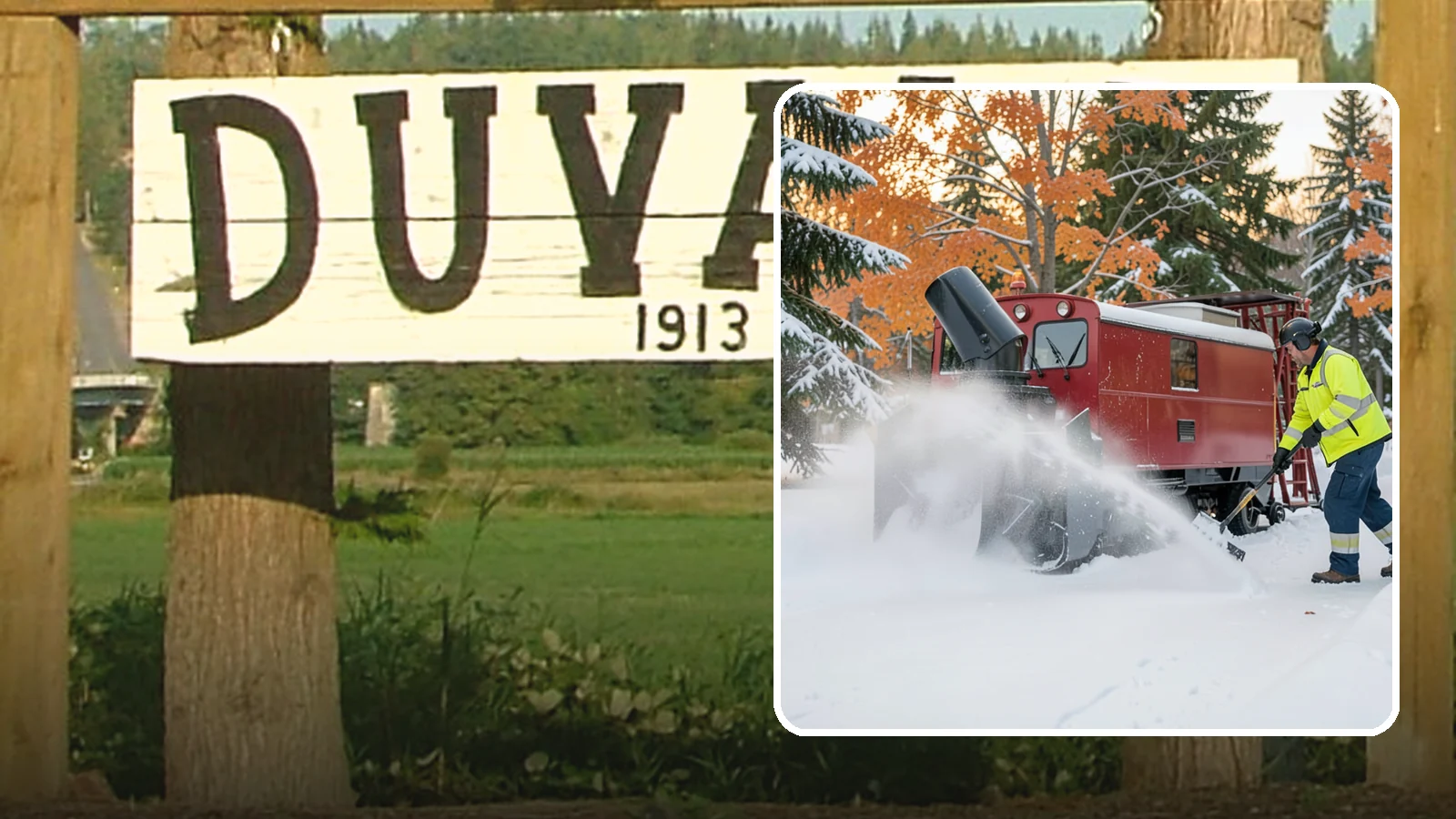 Snow Blower Service in Duvall, King County, WA - Our commercial snow blowers throw snow well clear of walkways, drives, and entries for a clean finish.