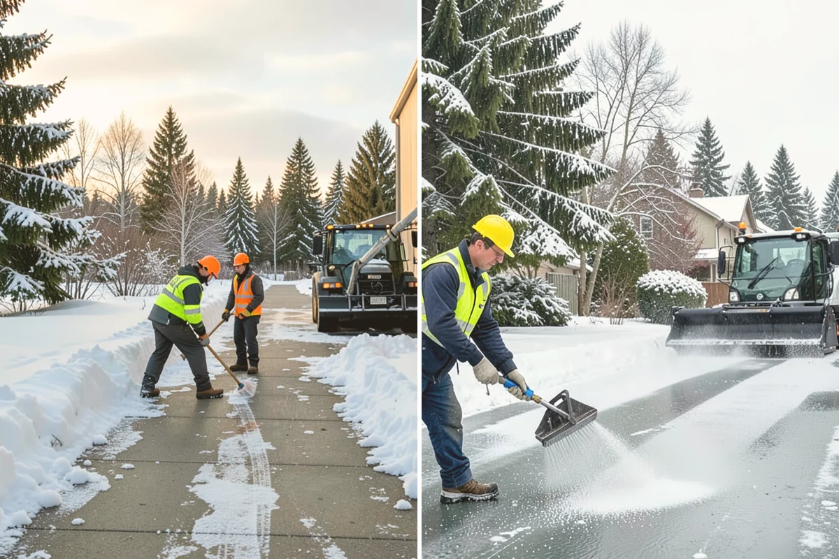 Snow Blower Service in Eatonville, Pierce County, WA - Identify surfaces best suited to blowing