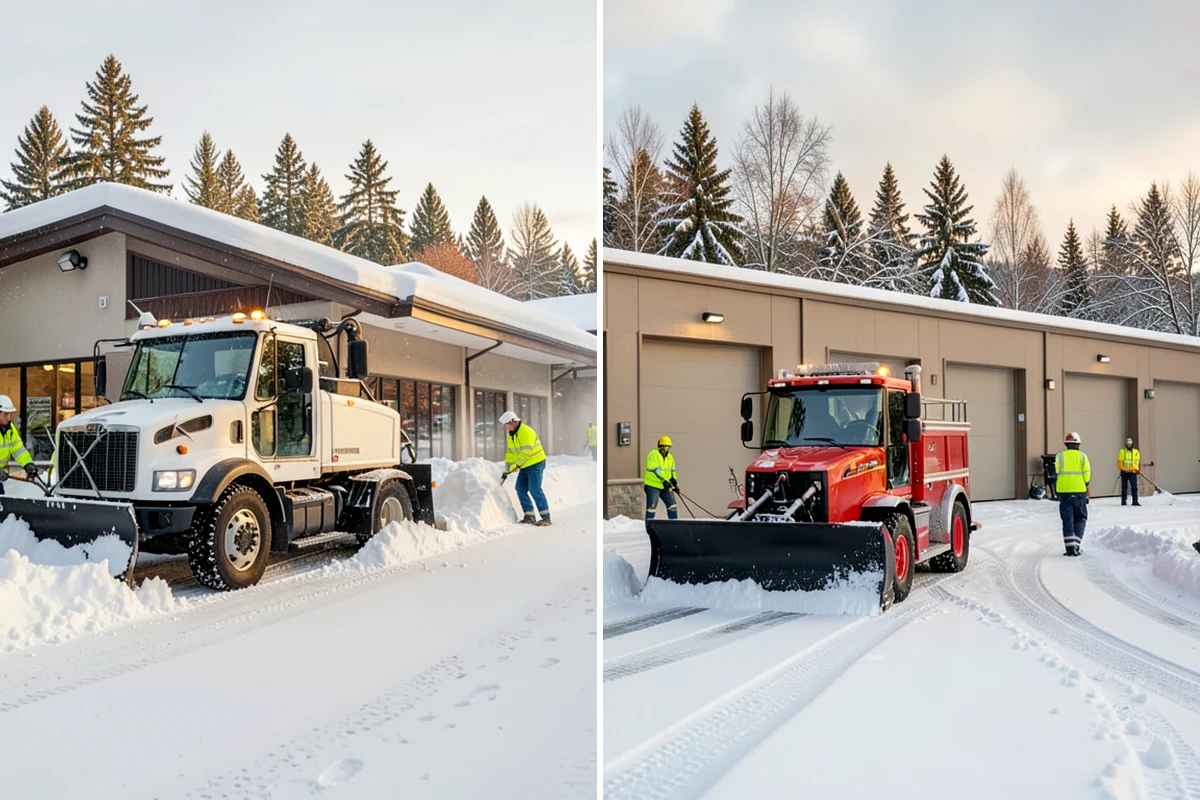 Snow Blower Service in Enumclaw, King County, WA - Identify surfaces best suited to blowing