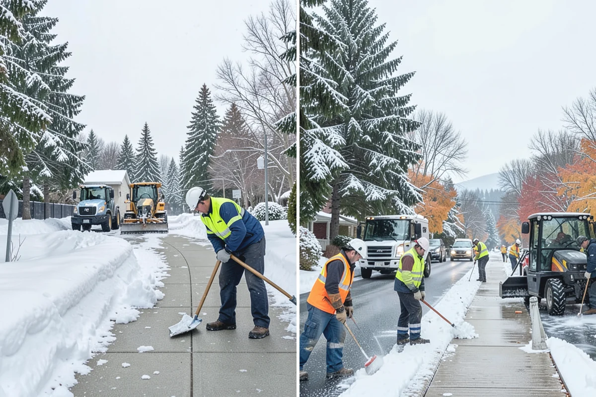 Snow Blower Service in Hamilton, Skagit County, WA - Identify surfaces best suited to blowing