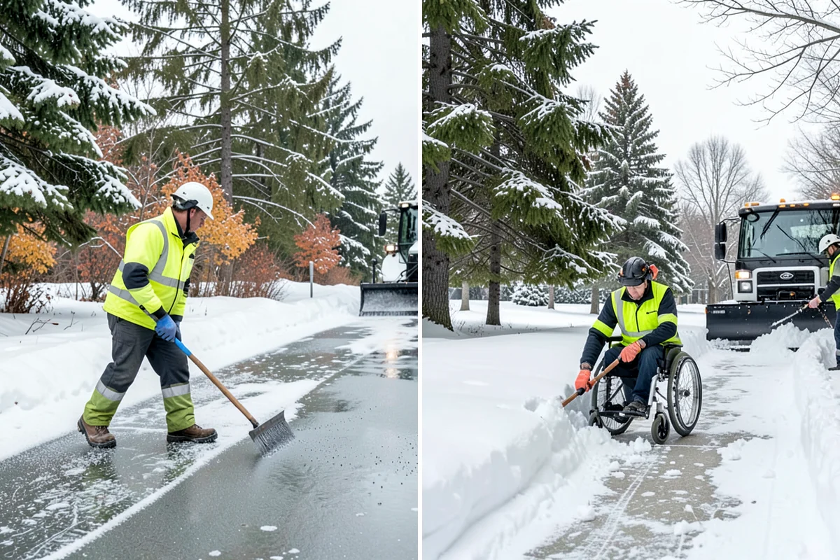 Snow Blower Service in Hunts Point, King County, WA - Identify surfaces best suited to blowing