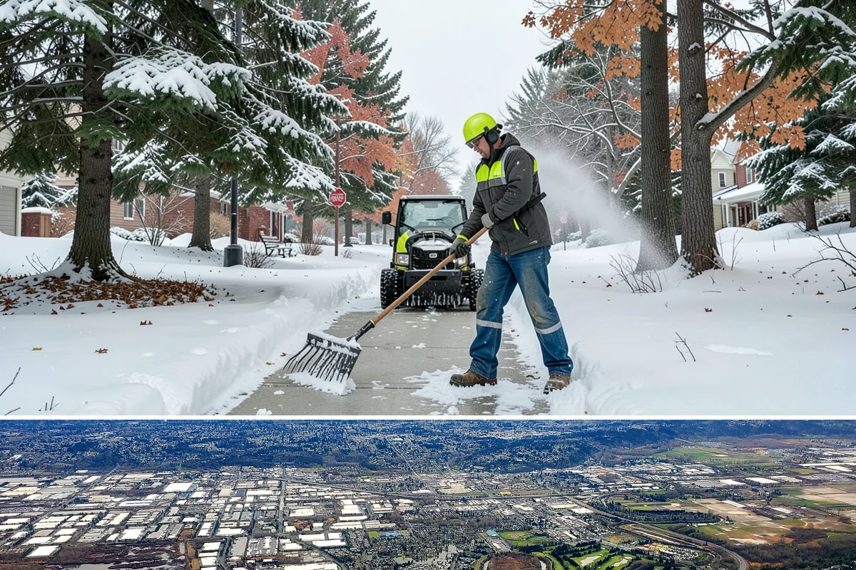 Snow Blower Service in Kent, King County, WA - Blower service runs throughout the snow season, with heaviest use from December through February.