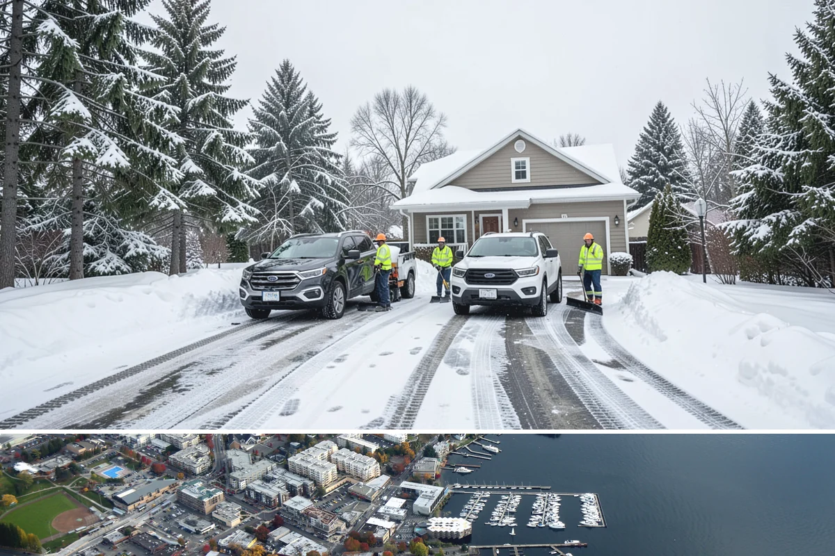 Snow Blower Service in Kirkland, King County, WA - Blower service runs throughout the snow season, with heaviest use from December through February.