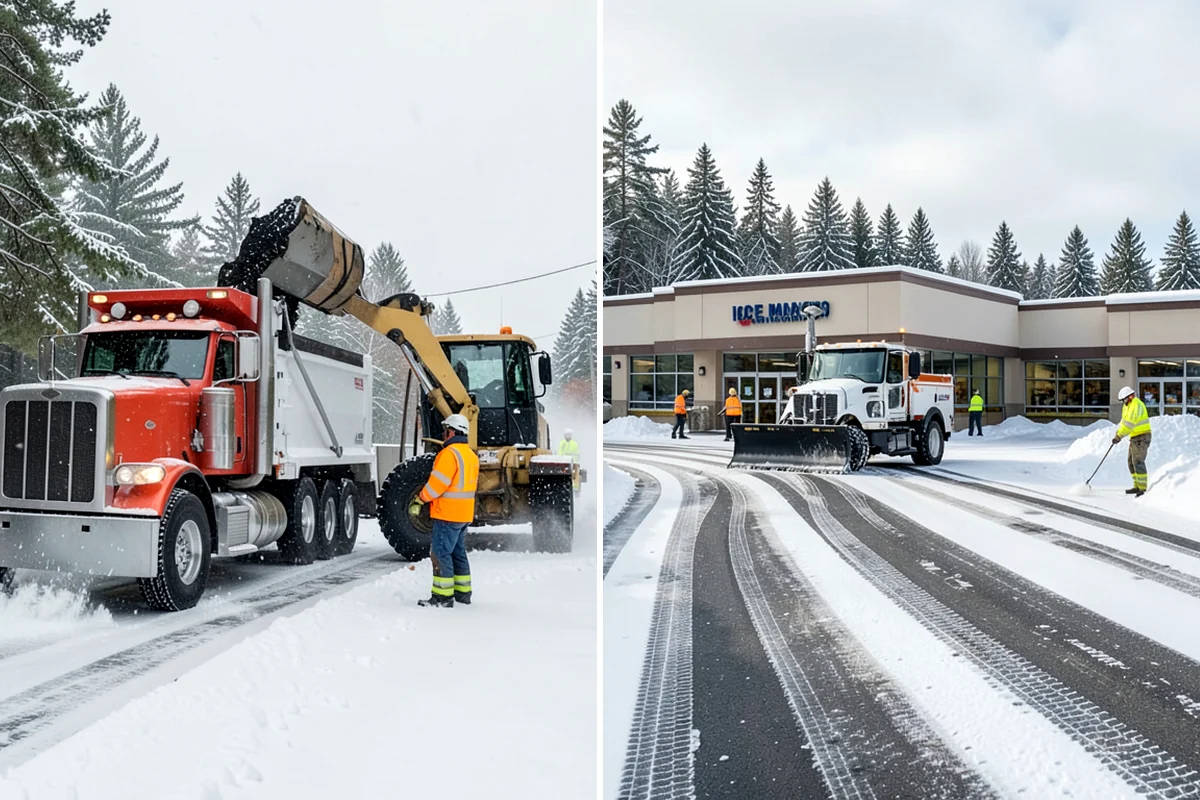 Snow Blower Service in Lake Forest Park, King County, WA - Identify surfaces best suited to blowing