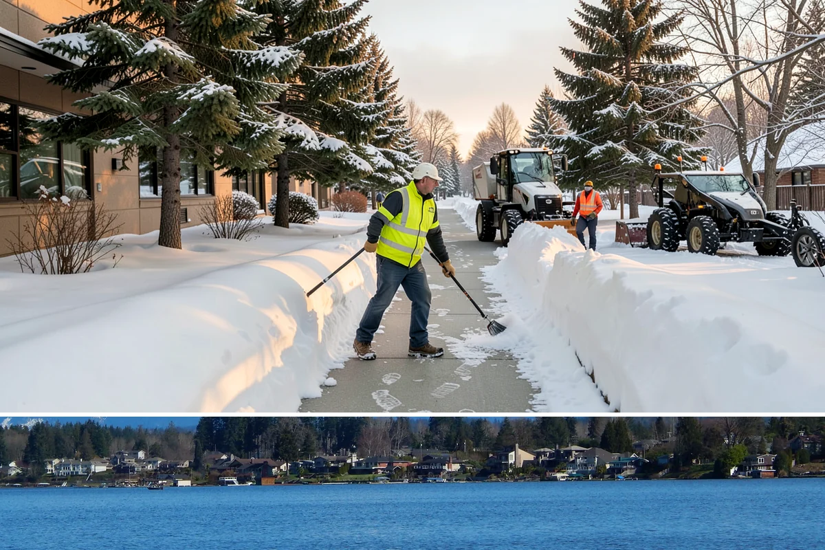 Snow Blower Service in Lake Stevens, Snohomish County, WA - Blower service runs throughout the snow season, with heaviest use from December through February.