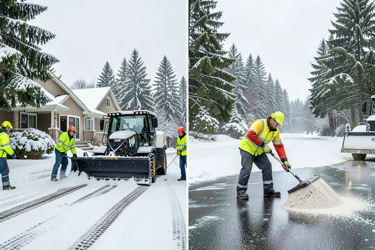 Snow Blower Service in Lakewood, Pierce County, WA - Identify surfaces best suited to blowing