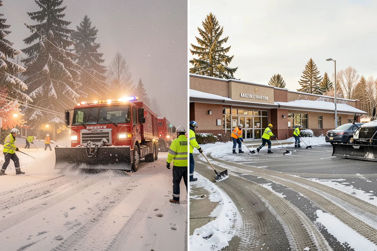 Snow Blower Service in Maple Valley, King County, WA - Identify surfaces best suited to blowing