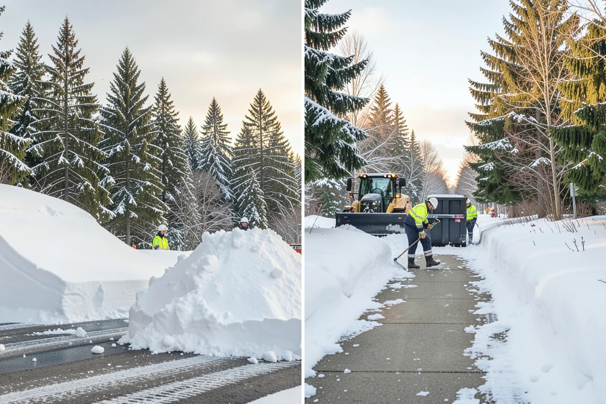Snow Blower Service in Medina, King County, WA - Identify surfaces best suited to blowing