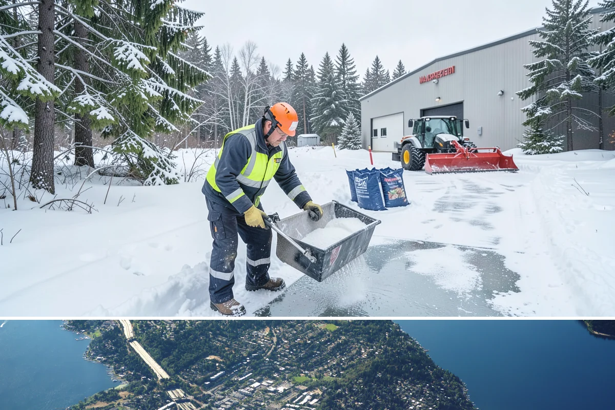 Snow Blower Service in Mercer Island, King County, WA - Blower service runs throughout the snow season, with heaviest use from December through February.