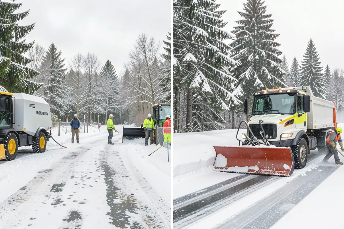 Snow Blower Service in Mill Creek, Snohomish County, WA - Identify surfaces best suited to blowing