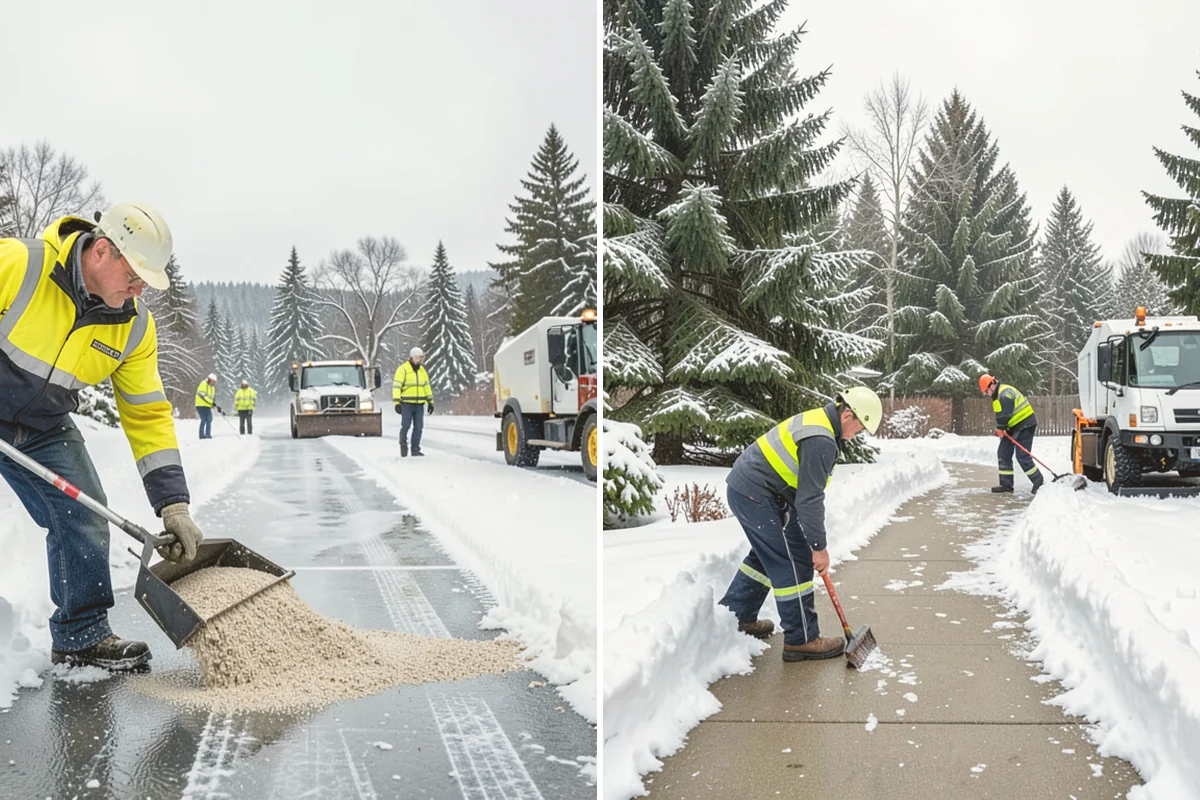 Snow Blower Service in Milton, King County, WA - Identify surfaces best suited to blowing