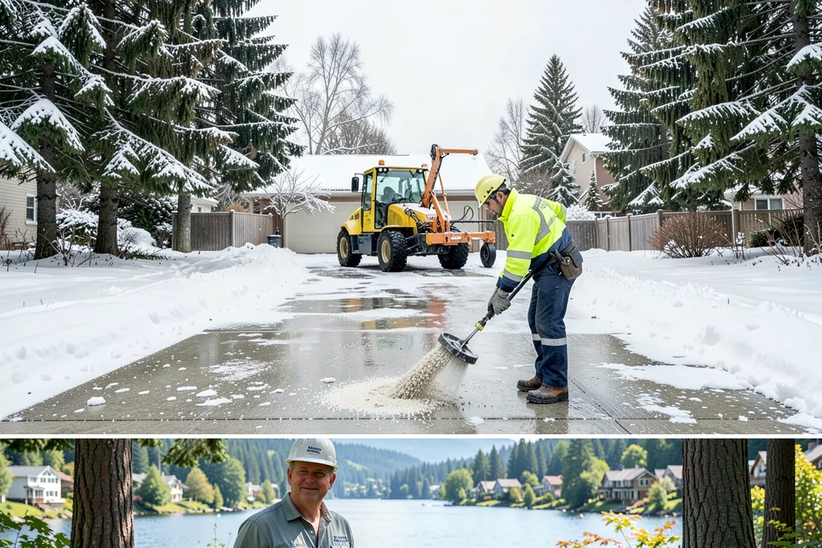 Snow Blower Service in Milton, King County, WA - Blower service runs throughout the snow season, with heaviest use from December through February.