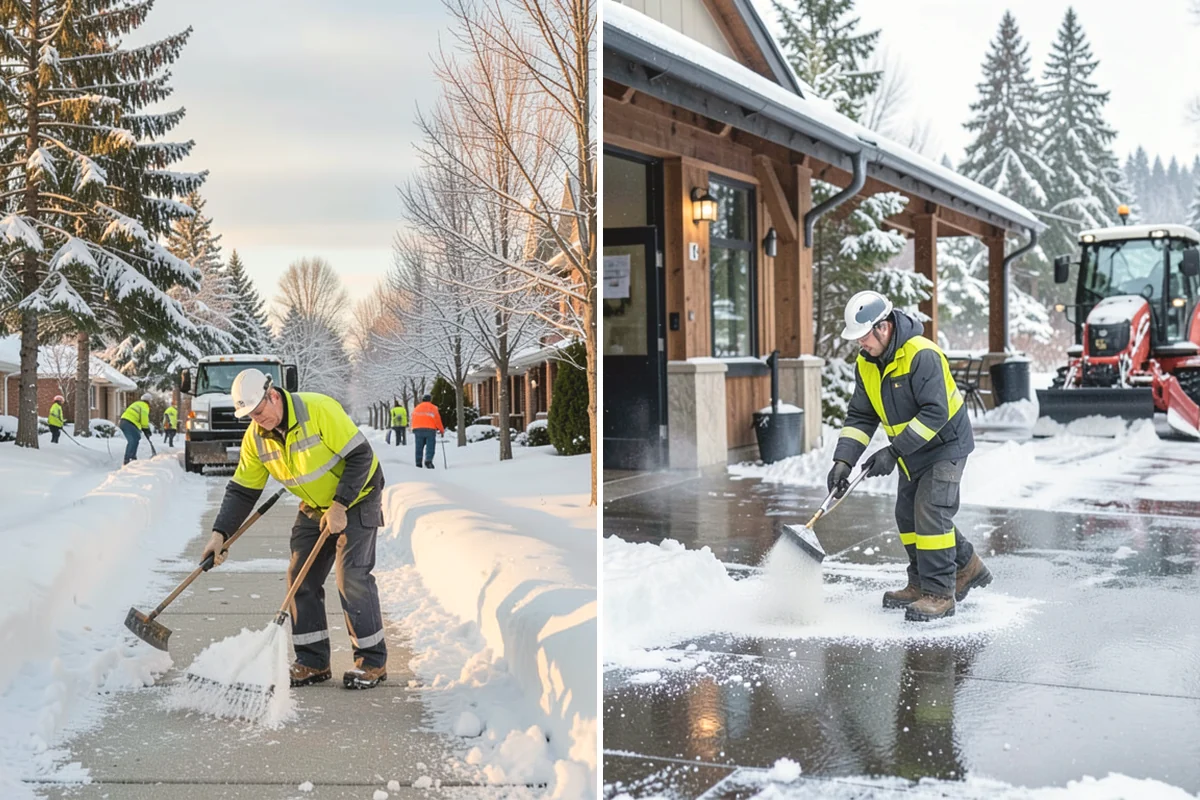 Snow Blower Service in Monroe, Snohomish County, WA - Identify surfaces best suited to blowing