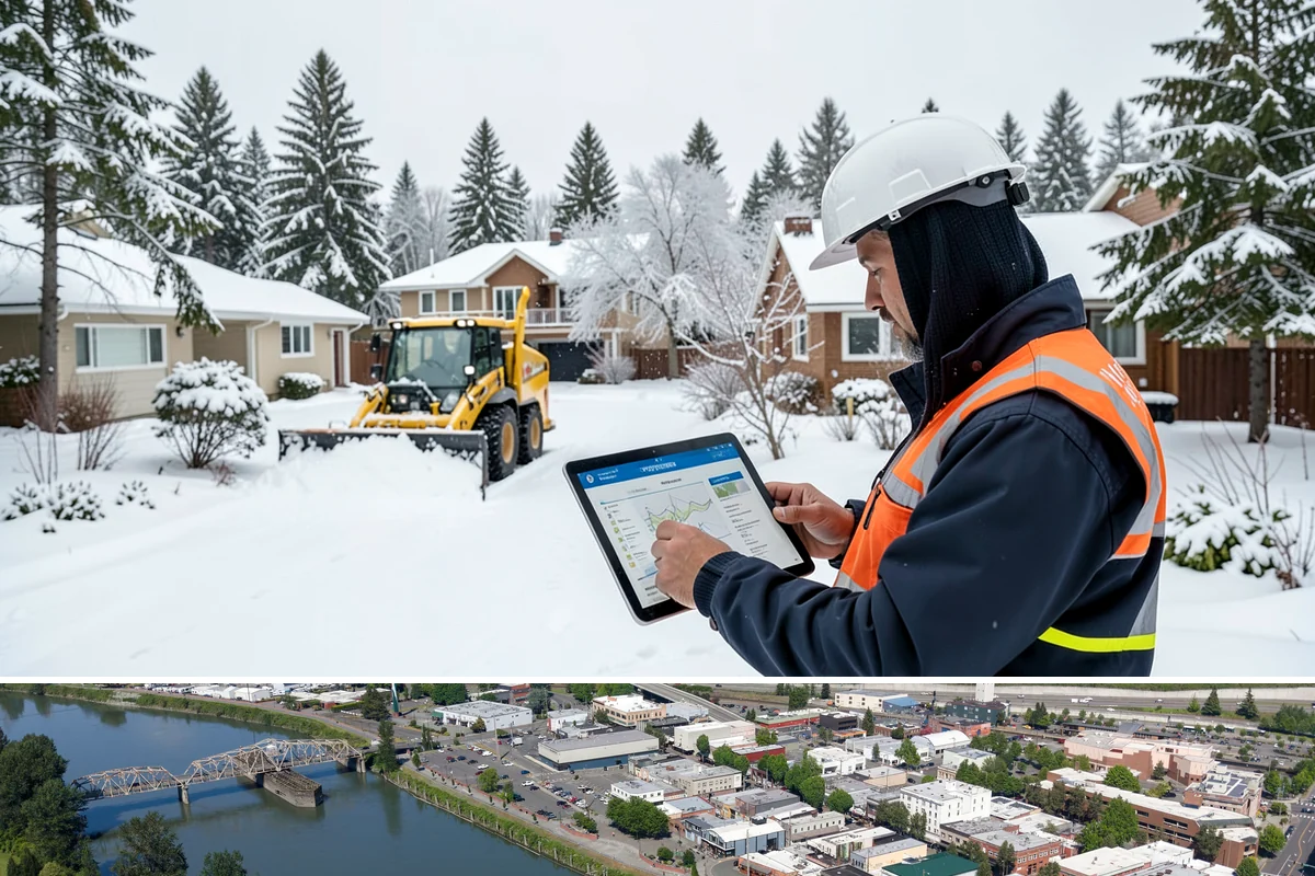 Snow Blower Service in Mount Vernon, Skagit County, WA - Blower service runs throughout the snow season, with heaviest use from December through February.