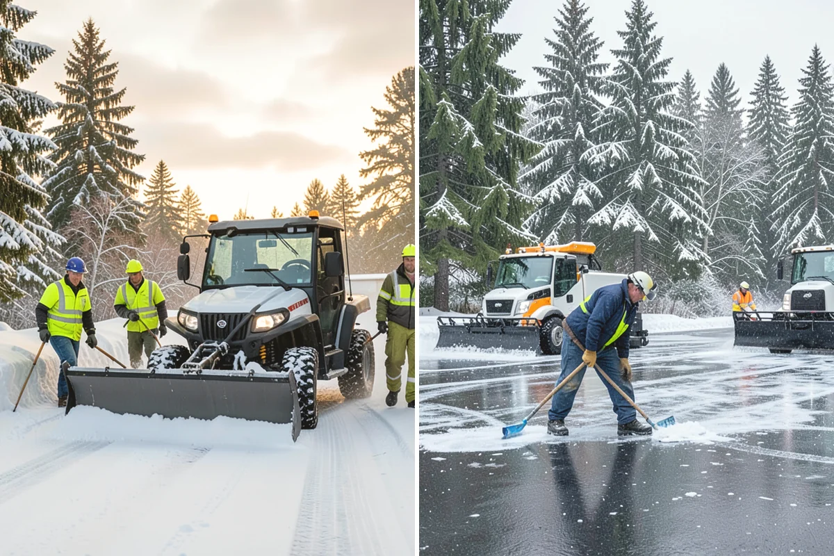 Snow Blower Service in Mountlake Terrace, Snohomish County, WA - Identify surfaces best suited to blowing