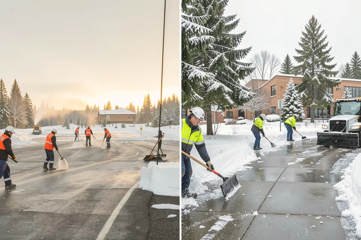 Snow Blower Service in Newcastle, King County, WA - Identify surfaces best suited to blowing
