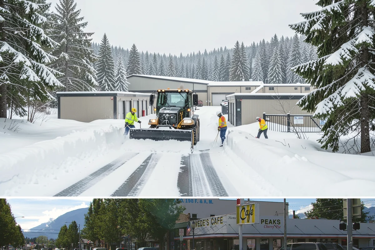 Snow Blower Service in North Bend, King County, WA - Blower service runs throughout the snow season, with heaviest use from December through February.