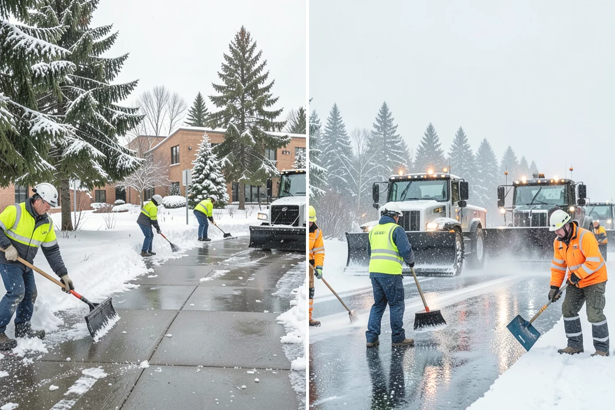 Snow Blower Service in Oak Harbor, Island County, WA - Identify surfaces best suited to blowing