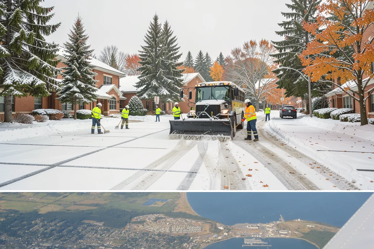 Snow Blower Service in Oak Harbor, Island County, WA - Blower service runs throughout the snow season, with heaviest use from December through February.