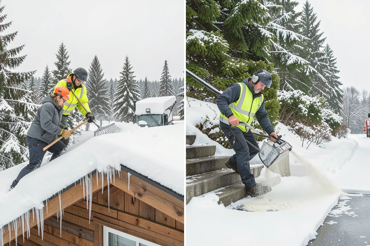 Snow Blower Service in Orting, Pierce County, WA - Identify surfaces best suited to blowing