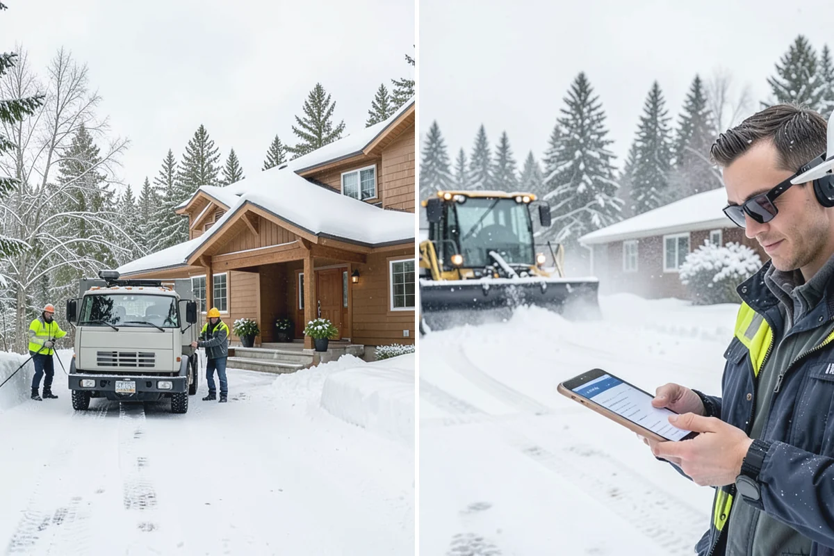 Snow Blower Service in Renton, King County, WA - Identify surfaces best suited to blowing