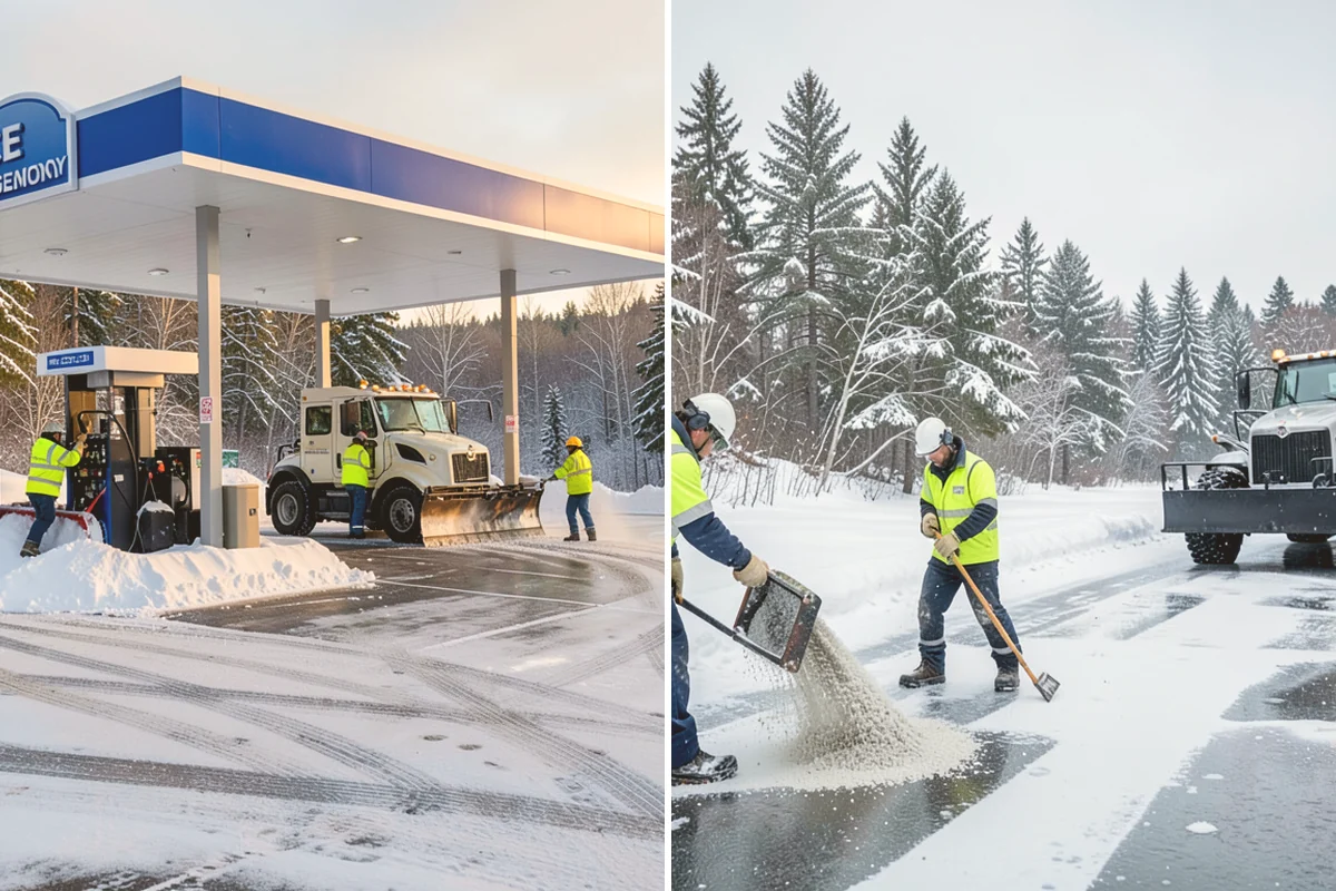 Snow Blower Service in Sammamish, King County, WA - Identify surfaces best suited to blowing