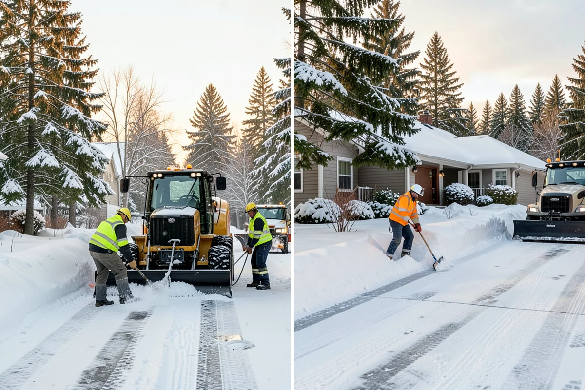 Snow Blower Service in Shoreline, King County, WA - Identify surfaces best suited to blowing