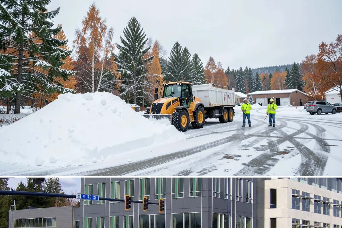 Snow Blower Service in Shoreline, King County, WA - Blower service runs throughout the snow season, with heaviest use from December through February.