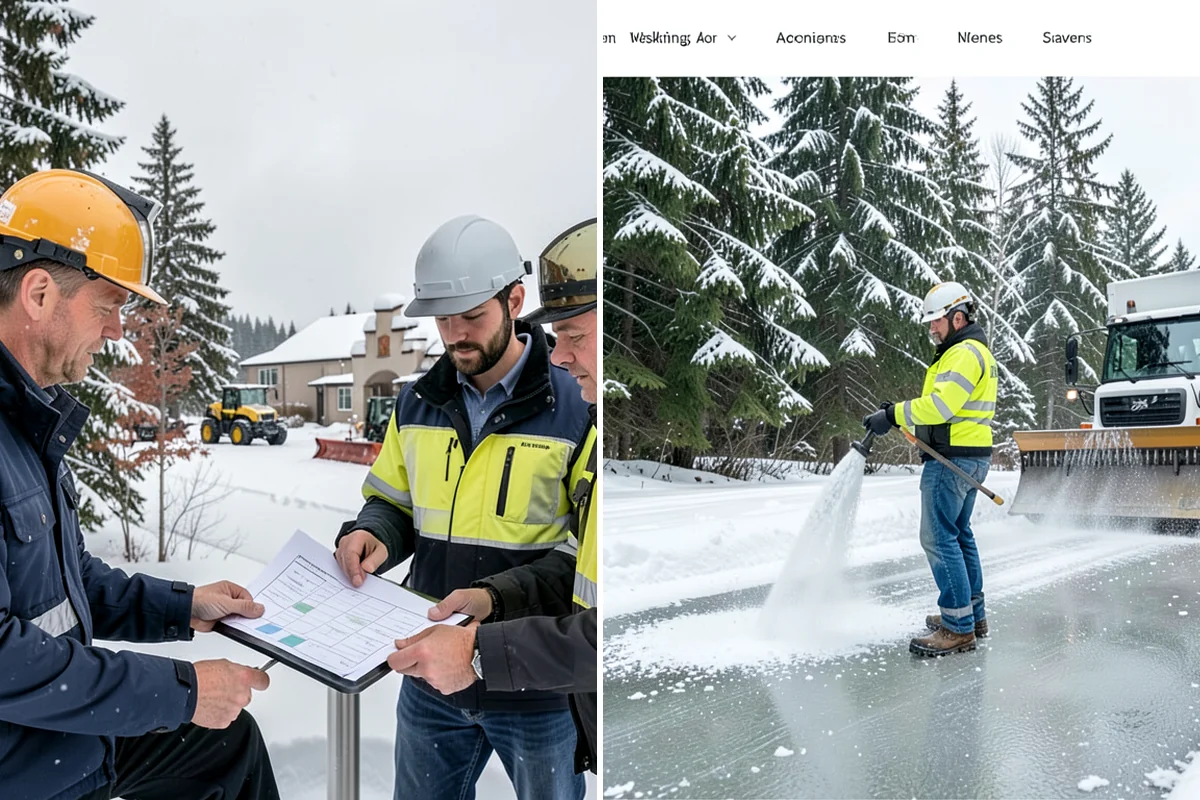 Snow Blower Service in Snoqualmie, King County, WA - Identify surfaces best suited to blowing