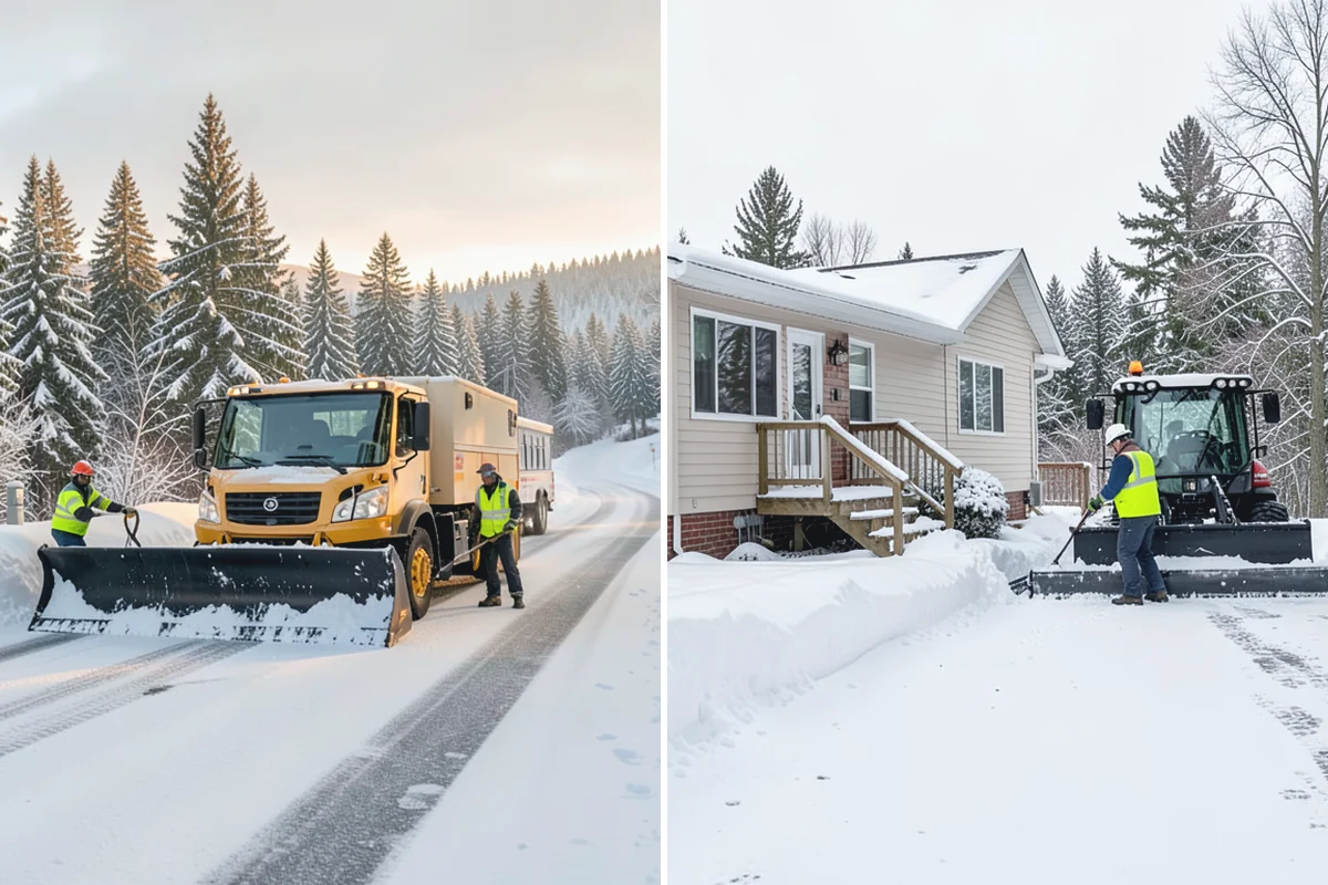 Snow Blower Service in South Prairie, Pierce County, WA - Identify surfaces best suited to blowing