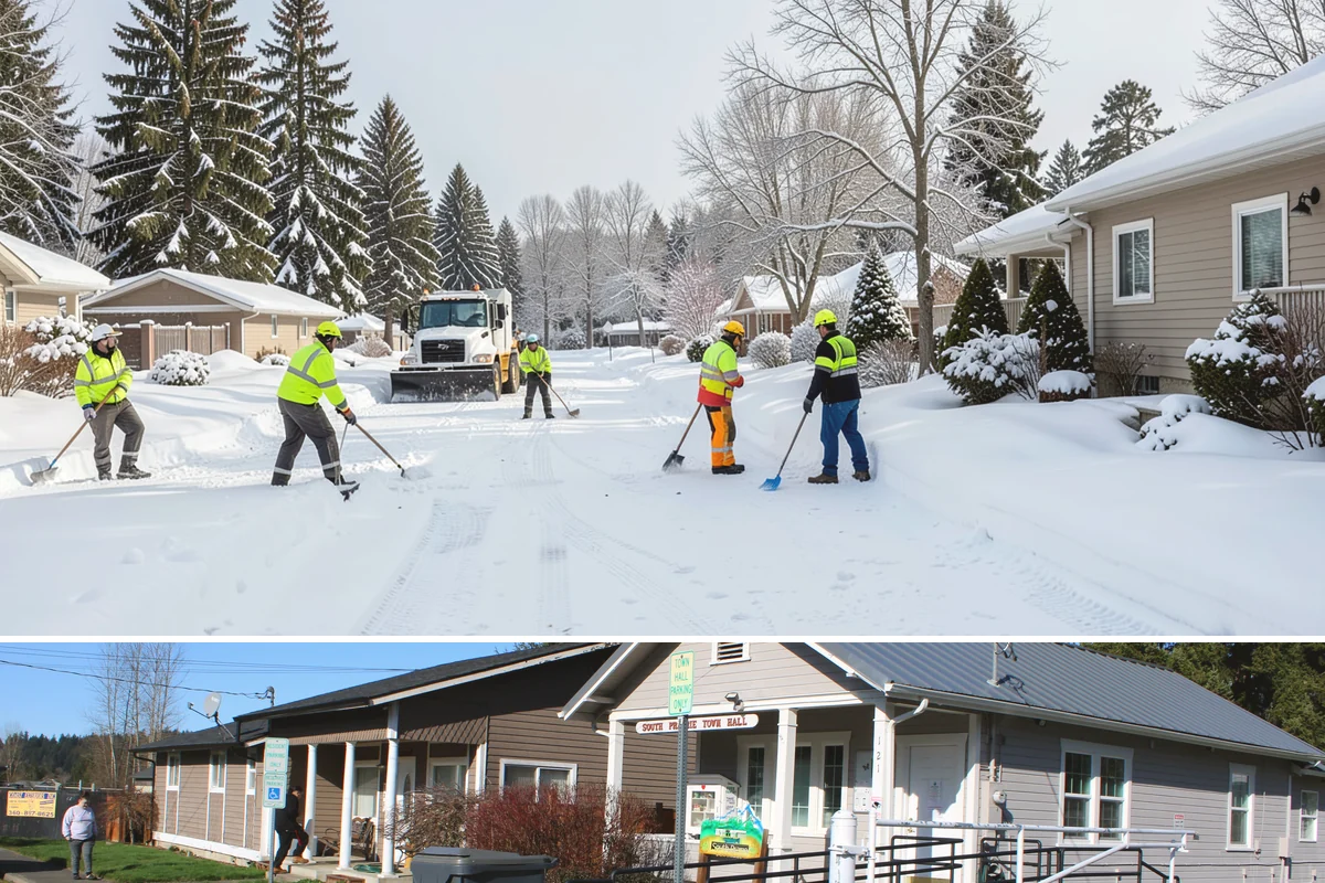 Snow Blower Service in South Prairie, Pierce County, WA - Blower service runs throughout the snow season, with heaviest use from December through February.
