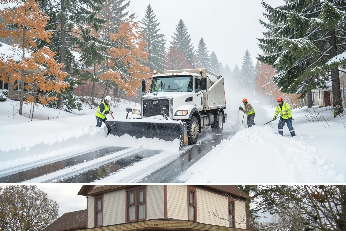 Snow Blower Service in Sumner, Pierce County, WA - Blower service runs throughout the snow season, with heaviest use from December through February.