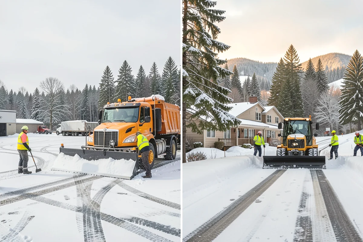 Snow Blower Service in Tacoma, Pierce County, WA - Identify surfaces best suited to blowing