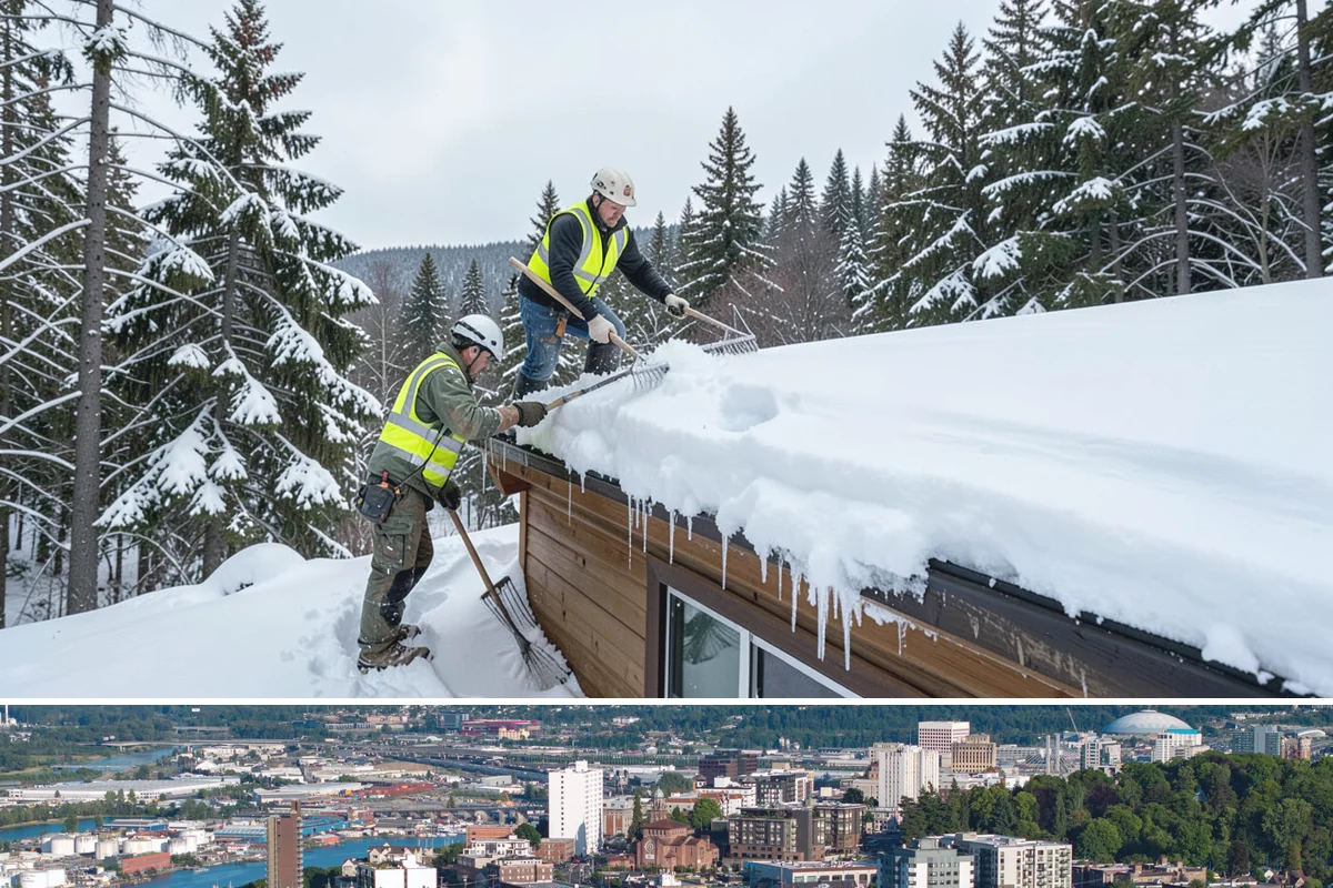 Snow Blower Service in Tacoma, Pierce County, WA - Blower service runs throughout the snow season, with heaviest use from December through February.