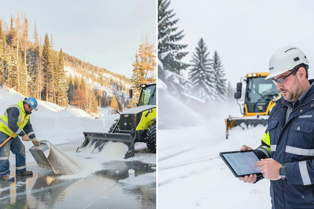 Snow Blower Service in Wilkeson, Pierce County, WA - Identify surfaces best suited to blowing