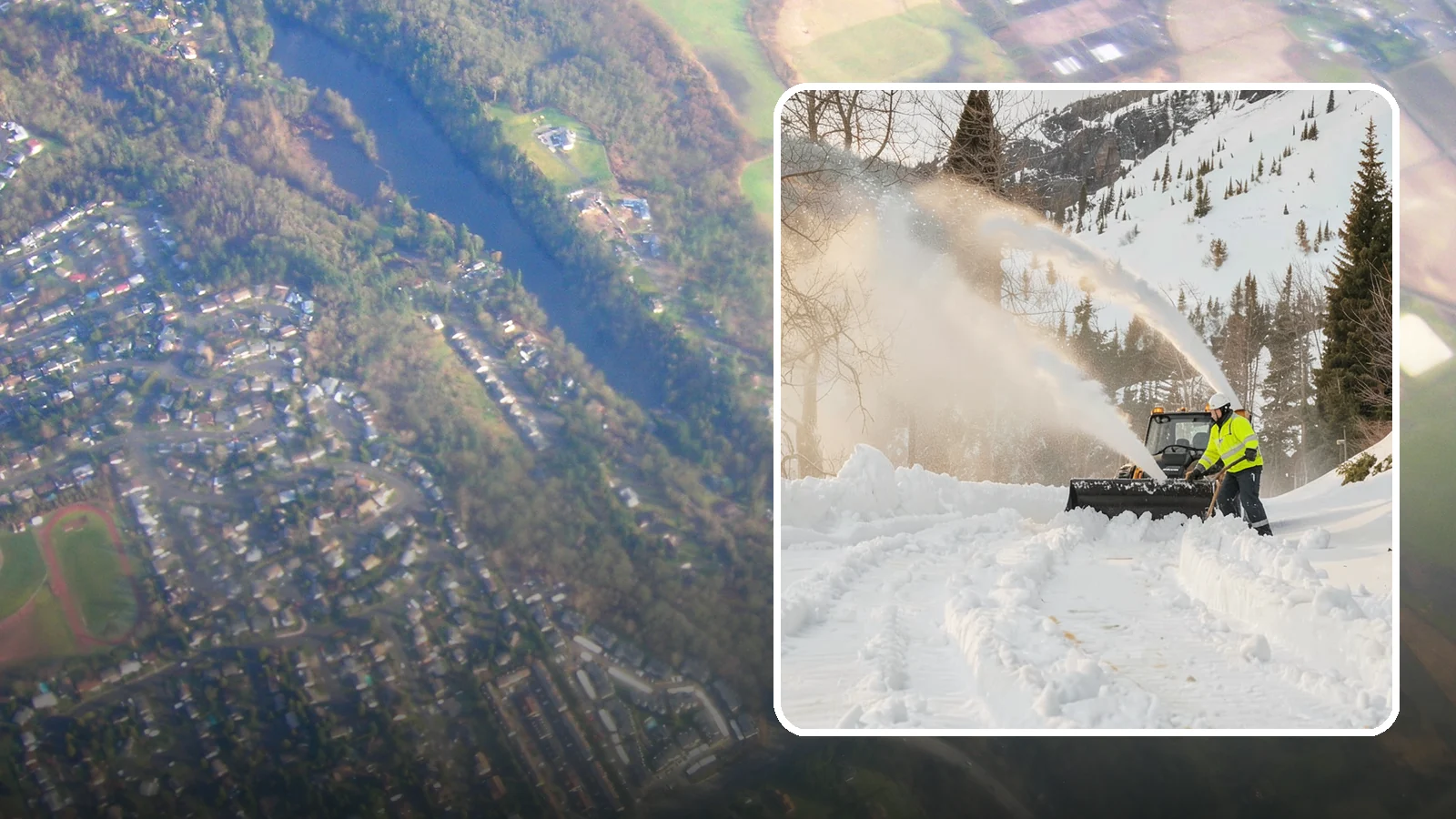 Snow Blowing Services in Algona, King County, WA - We use snow blowers to clear larger residential surfaces quickly when accumulation piles up.