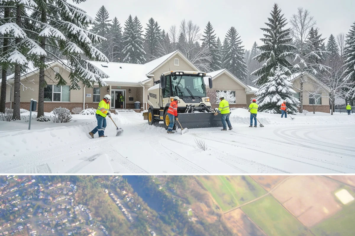 Snow Blowing Services in Algona, King County, WA - Reserve snow-blowing service before winter so wide surfaces are handled from the first heavy storm.