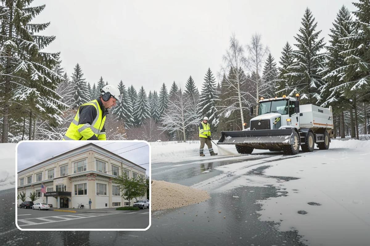 Snow Blowing Services in Anacortes, Skagit County, WA - Clears long drives and wide walks quickly