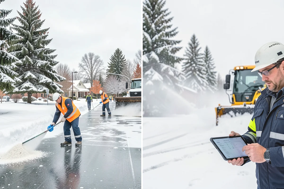 Snow Blowing Services in Anacortes, Skagit County, WA - We assess the surface area and snow density