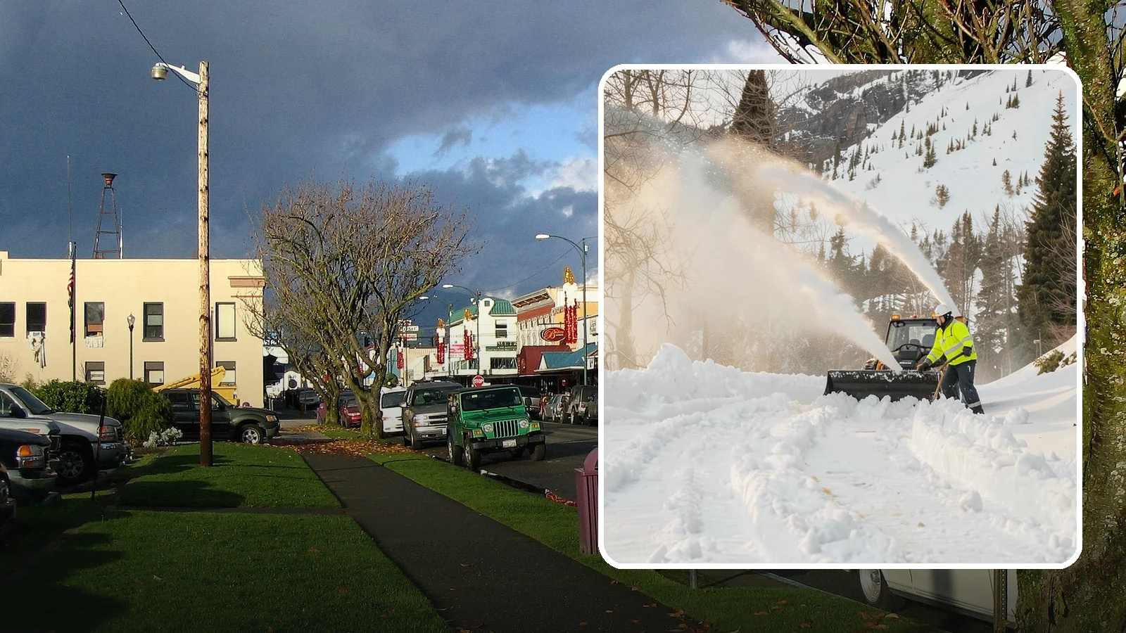 Snow Blowing Services in Arlington, Snohomish County, WA - We use snow blowers to clear larger residential surfaces quickly when accumulation piles up.