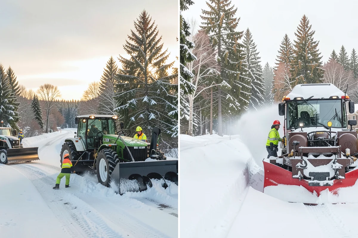 Snow Blowing Services in Auburn, King County, WA - We assess the surface area and snow density