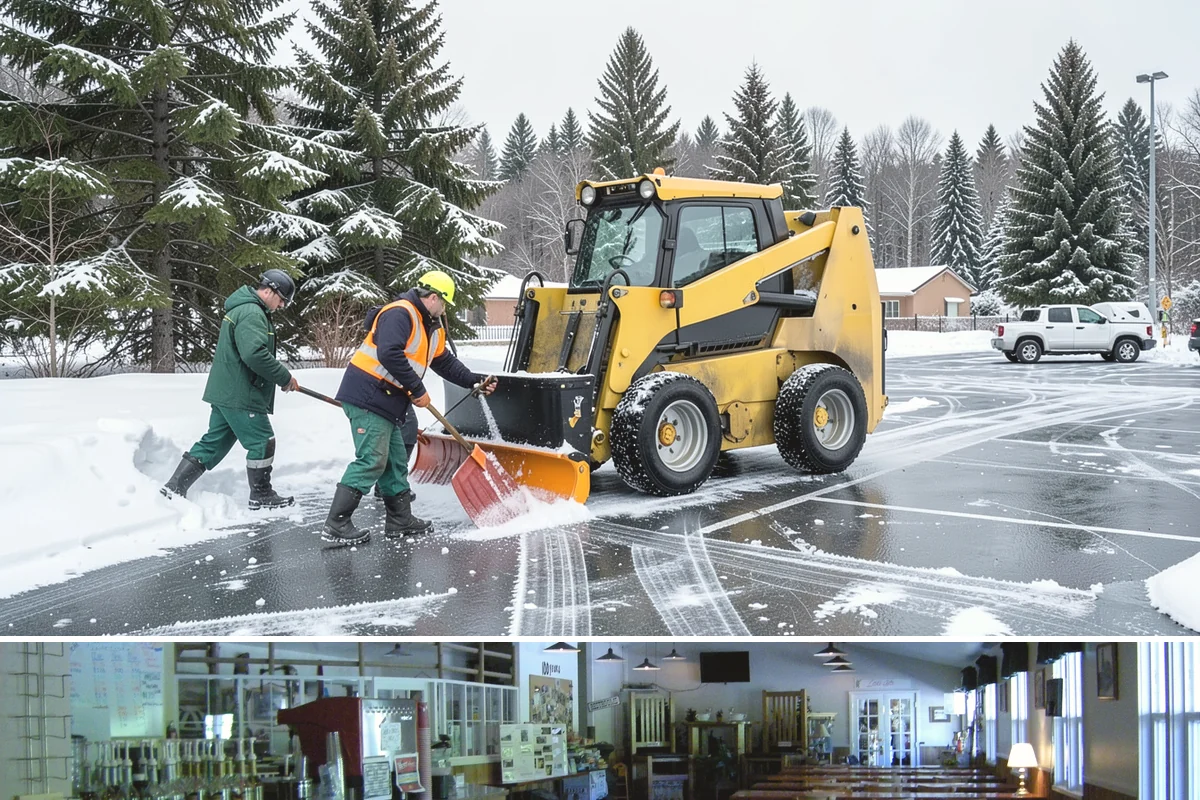 Snow Blowing Services in Black Diamond, King County, WA - Reserve snow-blowing service before winter so wide surfaces are handled from the first heavy storm.