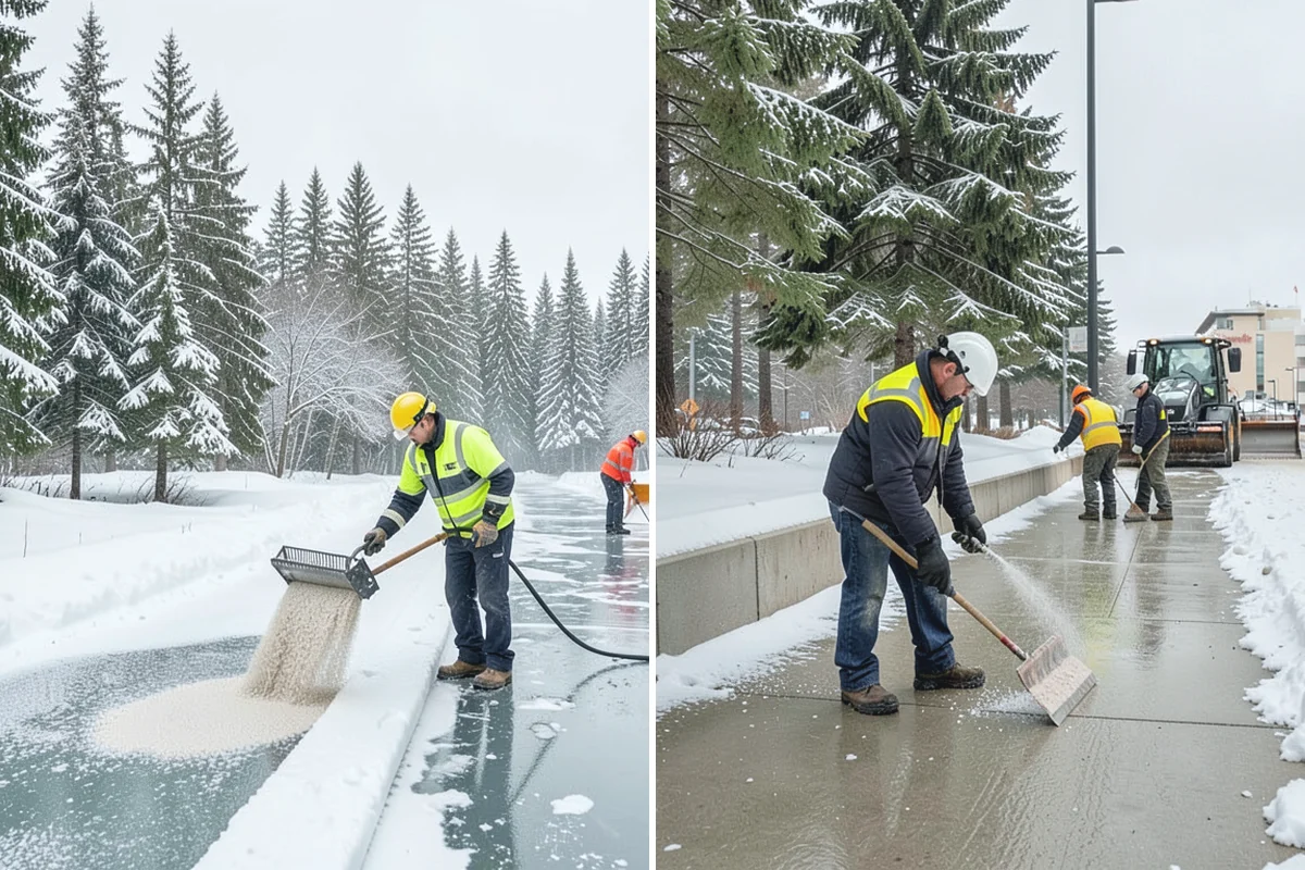 Snow Blowing Services in Bonney Lake, Pierce County, WA - We assess the surface area and snow density