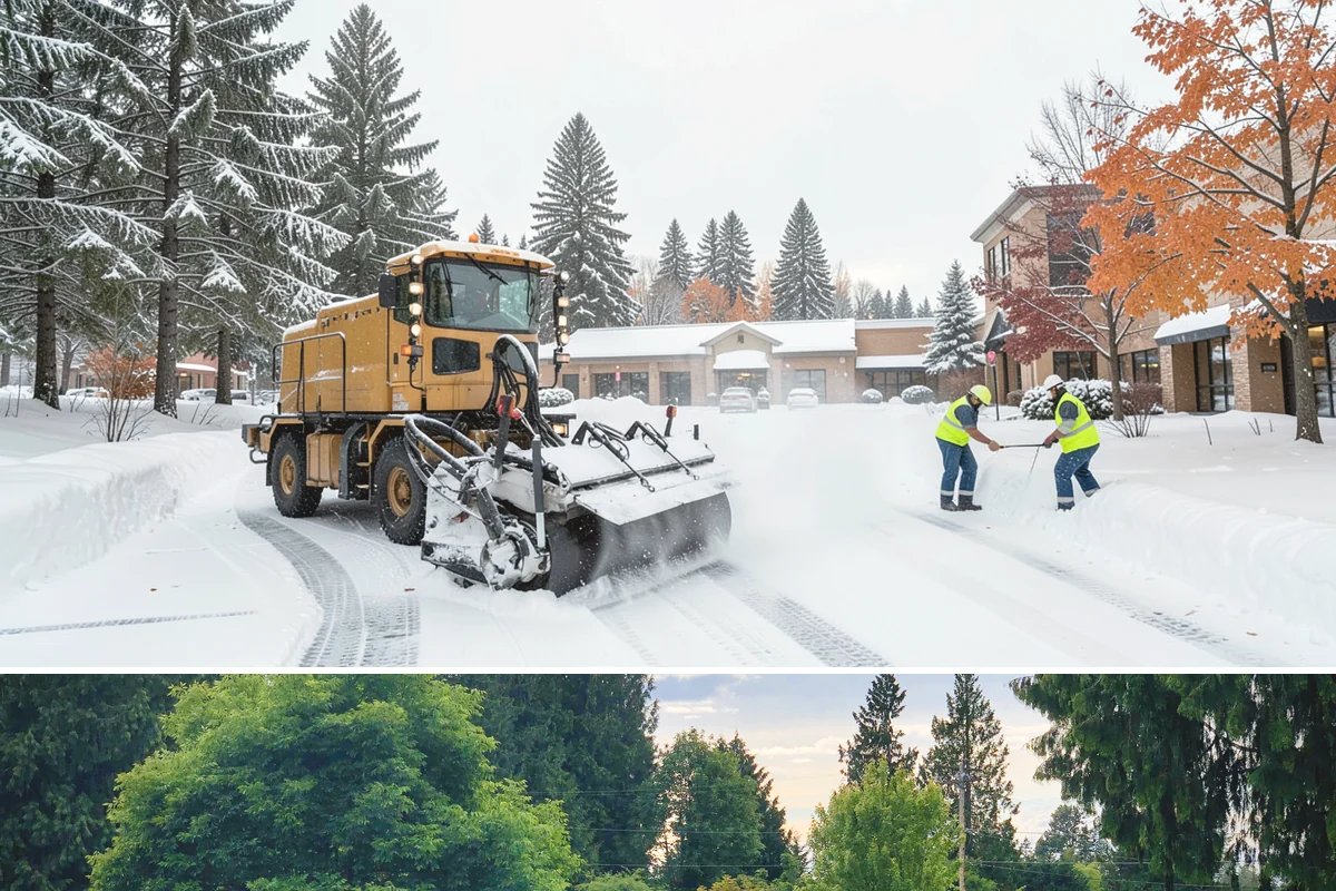 Snow Blowing Services in Bonney Lake, Pierce County, WA - Reserve snow-blowing service before winter so wide surfaces are handled from the first heavy storm.