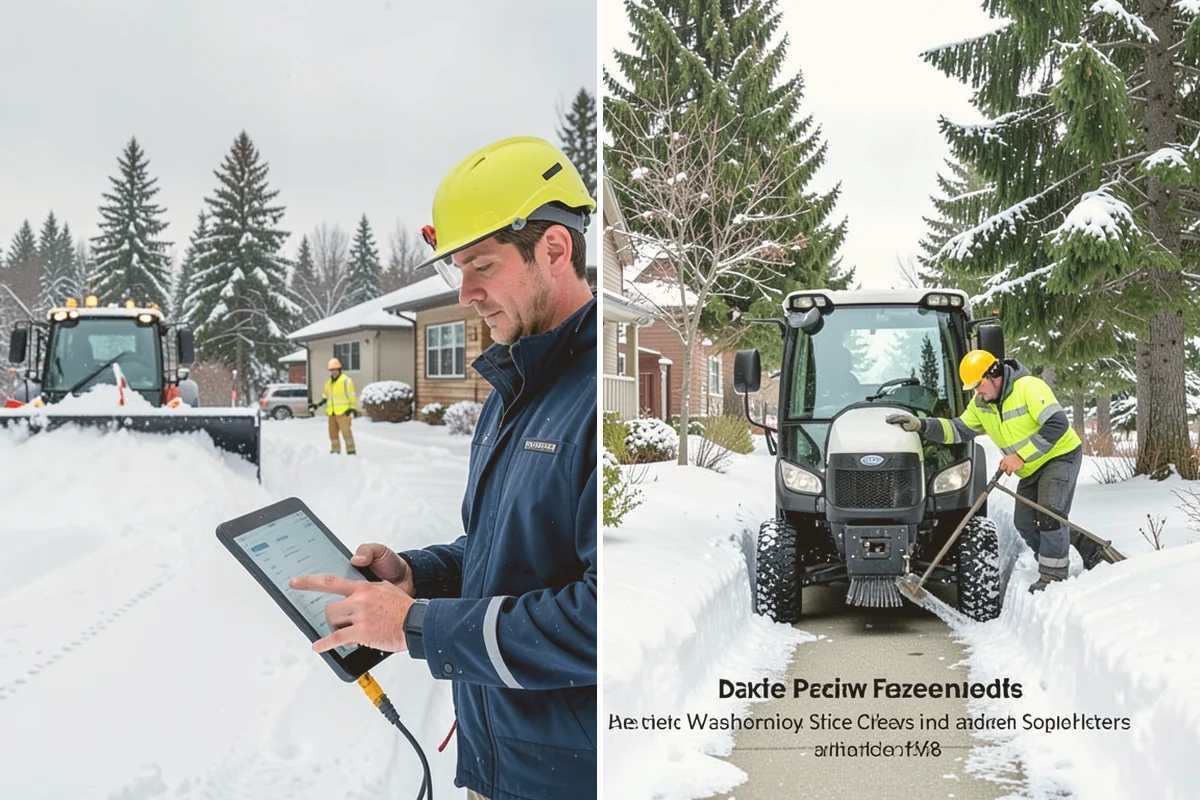 Snow Blowing Services in Bothell, King County, WA - We assess the surface area and snow density